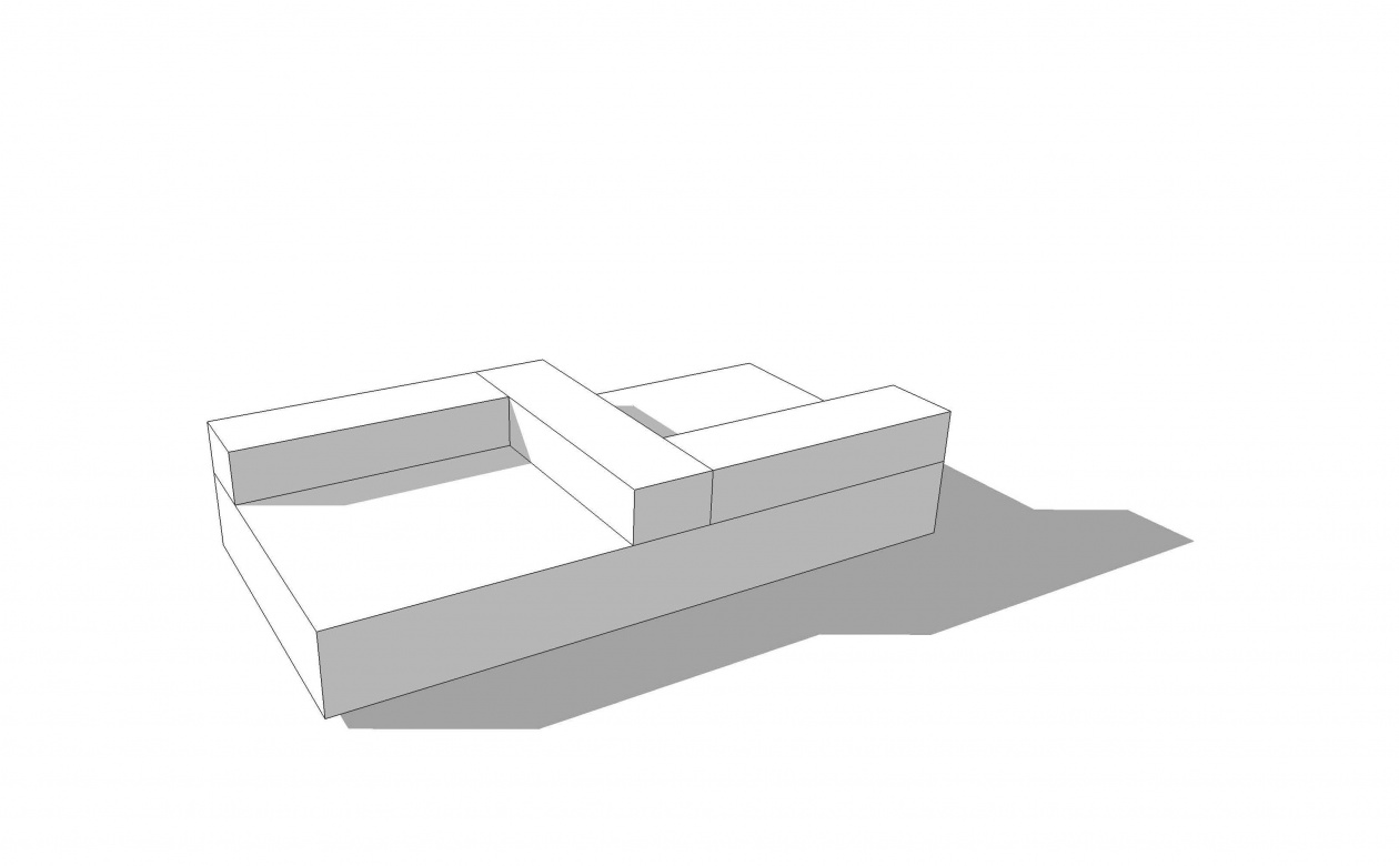 Half S 240cm x 120cm x 53cm